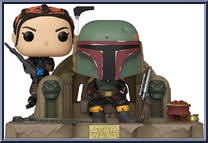 Boba Fett and Fennec on Throne Action Figure