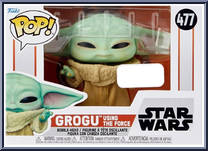 Grogu Using The Force from Star Wars - Mandalorian - Pop! Vinyl Figures manufactured by Funko [Front]