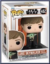 Luke Skywalker (with Grogu) from Star Wars - Mandalorian - Pop! Vinyl Figures manufactured by Funko [Front]