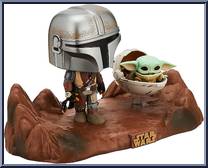 Mandalorian with The Child from Star Wars - Mandalorian - Pop! Vinyl Figures manufactured by Funko [Loose]