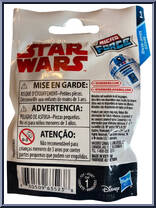 C-3PO from Star Wars - Micro Force - Blind Bags - Series 1 manufactured by Hasbro [Back]