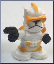 Clone Commander Cody from Star Wars - Micro Force - Blind Bags - Series 3 manufactured by Hasbro [Loose]
