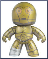 C-3PO from Star Wars - Mighty Muggs - Series 2 manufactured by Hasbro [Loose]