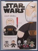 Count Dooku from Star Wars - Mighty Muggs - Series 5 manufactured by Hasbro [Back]