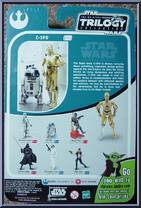 C-3PO from Star Wars - Original Trilogy Collection - Basic Series manufactured by Hasbro [Back]