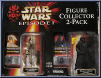Darth Maul (Tatooine) / Battle Droid from Star Wars - Phantom Menace - Sam's Club 2-Packs manufactured by Hasbro [Front]