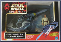 Gungan Scout Sub (with Obi-Wan Kenobi) Action Figure