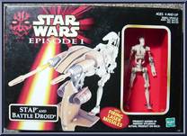 STAP and Battle Droid from Star Wars - Phantom Menace - Vehicles manufactured by Hasbro [Front]