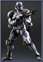 Stormtrooper from Star Wars - Basic Series manufactured by Play Arts Kai [Loose]