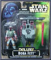 Boba Fett from Star Wars - Power of the Force II - Deluxe Figures manufactured by Kenner [Front]