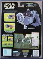 Gunner Station (TIE Fighter with Darth Vader) from Star Wars - Power of the Force II - Deluxe Figures manufactured by Kenner [Back]