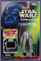 Han Solo (Endor Gear) from Star Wars - Power of the Force II - Freeze Frame manufactured by Kenner [Front]