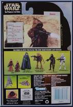 Jawas from Star Wars - Power of the Force II - Hologram Green Card manufactured by Kenner [Back]