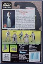 Princess Leia Organa from Star Wars - Power of the Force II - Green Card manufactured by Kenner [Back]