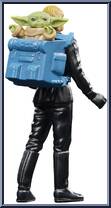 Grogu from Star Wars - Retro Collection - Book of Boba Fett manufactured by Hasbro [Loose]