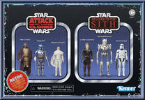Star Wars Episode II & Episode III Multipack from Star Wars - Retro Collection - Multi-Packs manufactured by Hasbro [Front]