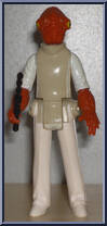 Admiral Ackbar from Star Wars - Return of the Jedi - Basic Series manufactured by Kenner [Loose]