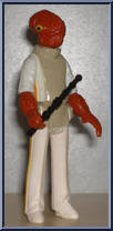 Admiral Ackbar from Star Wars - Return of the Jedi - Basic Series manufactured by Kenner [Loose]