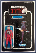 B-Wing Pilot from Star Wars - Return of the Jedi - Basic Series manufactured by Kenner [Front]