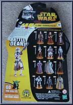 Clone Commander (Battle Gear) (Green) from Star Wars - Revenge of the Sith - Collection 1 manufactured by Hasbro [Back]