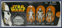 Clone Trooper to Stormtrooper from Star Wars - Revenge of the Sith - Evolutions manufactured by Hasbro [Front]