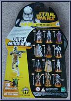 Clone Trooper (Super Articulated) from Star Wars - Revenge of the Sith - Collection 1 manufactured by Hasbro [Back]