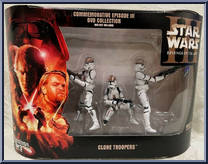 Clone Troopers (Episode III) from Star Wars - Revenge of the Sith - Commemorative Episode III DVD Collection manufactured by Hasbro [Front]