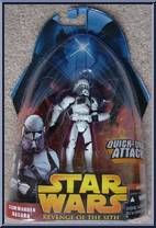 Commander Bacara (Quick-Draw Attack) from Star Wars - Revenge of the Sith - Collection 1 manufactured by Hasbro [Front]