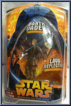 Darth Vader (Lava Reflection) (Duel at Mustafar) from Star Wars - Revenge of the Sith - Exclusives manufactured by Hasbro [Front]