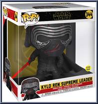 Kylo Ren Supreme Leader (Glows in the Dark) (10" Scale) from Star Wars - Rise of Skywalker - Pop! Vinyl Figures manufactured by Funko [Front]