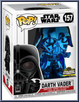 Darth Vader (Blue Chrome) from Star Wars - Rogue One - Pop! Vinyl Figures manufactured by Funko [Front]