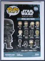 Imperial Death Trooper (Chrome) from Star Wars - Rogue One - Pop! Vinyl Figures manufactured by Funko [Back]