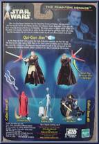 Qui-Gon Jinn (Jedi Master) from Star Wars - Saga - Phantom Menace manufactured by Hasbro [Back]