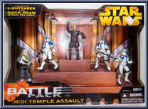 Jedi Temple Assault from Star Wars - Saga Collection - Battle Packs manufactured by Hasbro [Front]