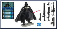 Darth Vader from Star Wars - Saga Legends (2010) - Basic Series manufactured by Hasbro [Loose]
