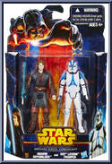 Coruscant (Anakin Skywalker / 501st Legion Trooper) from Star Wars - Saga Legends (2013) - Mission Series manufactured by Hasbro [Front]