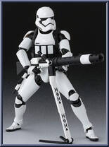 First Order Stormtrooper Heavy Gunner from Star Wars - S.H. Figuarts - Episode VII - The Force Awakens manufactured by Bandai [Loose]