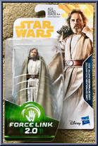 Luke Skywalker (Jedi Master) from Star Wars - Solo - Basic Series manufactured by Hasbro [Front]