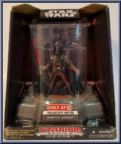 Darth Vader (Mustafar Armor) from Star Wars - Titanium - Display Cased manufactured by Hasbro [Front]