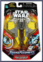 Anakin Skywalker / Jedi Starfighter from Star Wars - Transformers - Basic Series manufactured by Hasbro [Front]