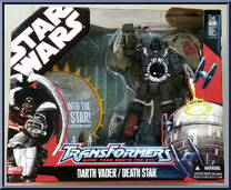 Darth Vader / Death Star from Star Wars - Transformers - Basic Series manufactured by Hasbro [Front]