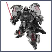 Darth Vader / Death Star from Star Wars - Transformers - Basic Series manufactured by Hasbro [Loose]