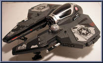 Darth Vader / Sith Starfighter from Star Wars - Transformers - Basic Series manufactured by Hasbro [Loose]