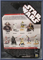 Darth Vader from Star Wars - Unleashed - Battle Packs - Singles manufactured by Hasbro [Back]