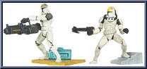 Clone Wars: Clone Pilots & AT-TE Gunners from Star Wars - Unleashed - Battle Packs manufactured by Hasbro [Loose]