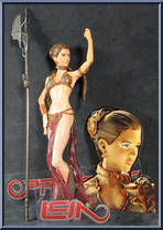 Princess Leia (Sultry) from Star Wars - Unleashed - 2002 Unleashed manufactured by Hasbro [Loose]