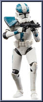 Clone Captain Howzer from Star Wars - Vintage Collection (2018) - Bad Batch manufactured by Hasbro [Loose]