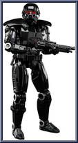 Dark Trooper from Star Wars - Vintage Collection (2018) - Mandalorian manufactured by Hasbro [Loose]