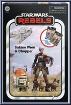 Sabine Wren & Chopper from Star Wars - Vintage Collection (2018) - Rebels manufactured by Hasbro [Front]