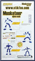 Musketeer from Stikfas - Alpha Male manufactured by Banyj [Back]